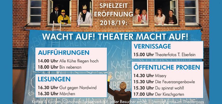 Wacht auf! Theater macht auf!