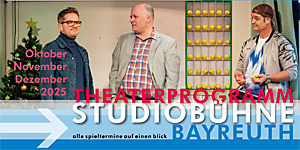 Herbstprogrammt 2025 Studiobühne Bayreuth