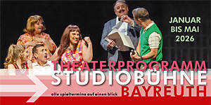 Theaterprogramm Studiobühne Januar bis Mai 2026